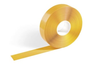 picture of Durable - DURALINE® STRONG 50/12 Floor Marking Tape - Yellow - 50mm x 1.2mm x 30m - [DL-172504]
