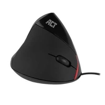 picture of ACT Mouse Ergonomic Wired Black - [VK-1227537]