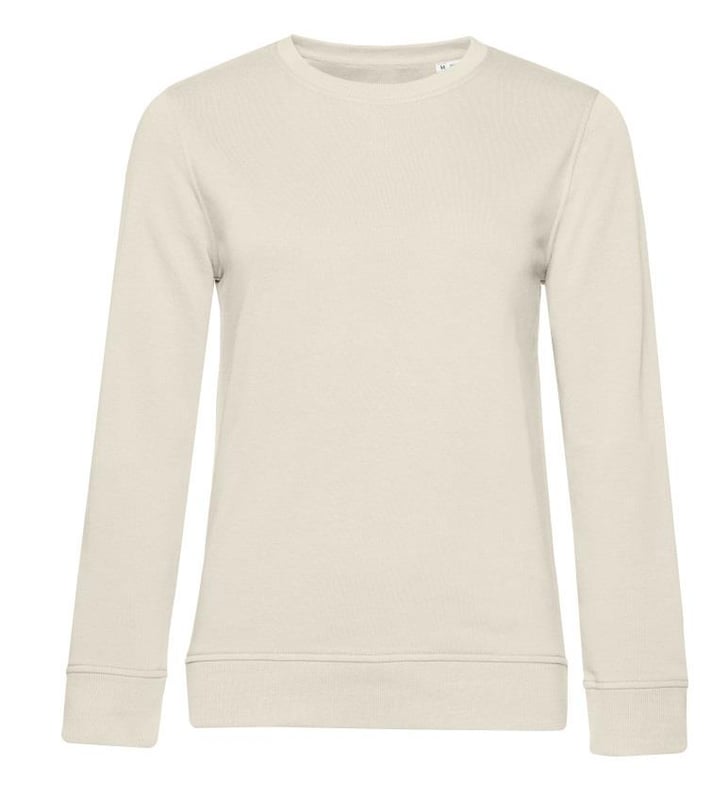 picture of B&C Women's Organic Crew Neck Sweat - Off White - BT-WW32B-OWHT