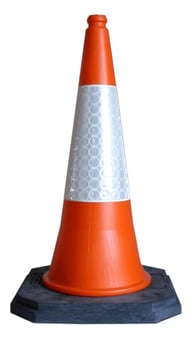 picture of ProSolve 750mm PVC Traffic Cone - [PV-PVPVCTC75]
