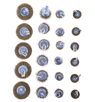 picture of Amtech 24 Piece Wire Brush Set - [DK-F3600]