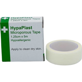 picture of HypaPlast Microporous Tape - 1.25cm x 5m - [SA-D3914] - (DISC-R)