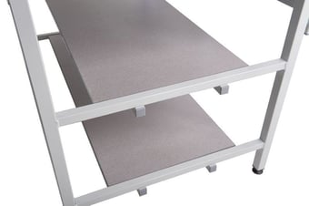 Picture of QMP Half Depth Lower Shelf to Suit 1800mm Workbench - Laminate - [QM-BPHDLS44518PL]
