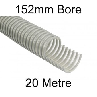 picture of Polyurethane Ducting - 152mm Bore x 20m - [HP-CPU60CLR20M]