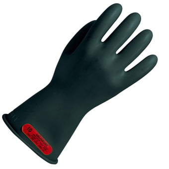 Picture of Electricians Salisbury Class 0 Natural Rubber 11 Inch Insulating Gloves - 25 cal/cm² - CD-CLY-550-1108