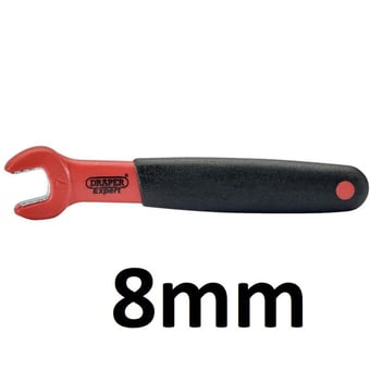 picture of VDE Fully Insulated Open End Spanner - 8mm - [DO-99466]