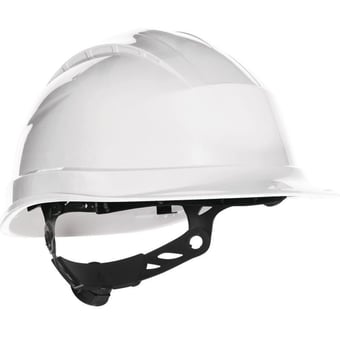 picture of Quartz UP III - Rotor Adjustment White Safety Helmet - [LH-QUARUP3BC]