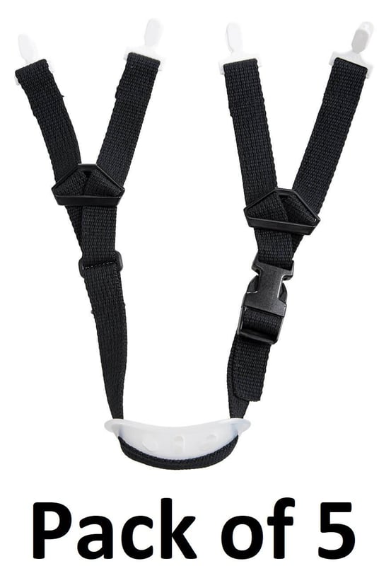 Portwest - PA47 - Chin Strap 4 Expertbase Black - Pack of 5 - [PW-PA47BKR] - (DISC-R)