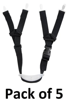 picture of Portwest - PA47 - Chin Strap 4 Expertbase Black - Pack of 5 - [PW-PA47BKR] - (DISC-R)
