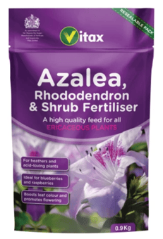 picture of Vitax Azalea Rhododendron & Shrub Fertilizer 0.9kg Pouch - [TB-VTX6AZ901]
