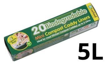 picture of Garland 20x Biodegradable 5lt Compost Caddy Liners On Roll - [GRL-G122]