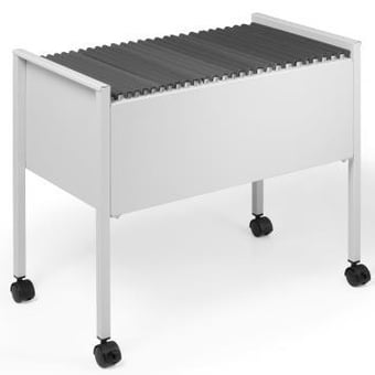 picture of Durable - Economy Suspension File Trolley 80 A4 - Grey - 592 x 655 x 368mm - [DL-309510]