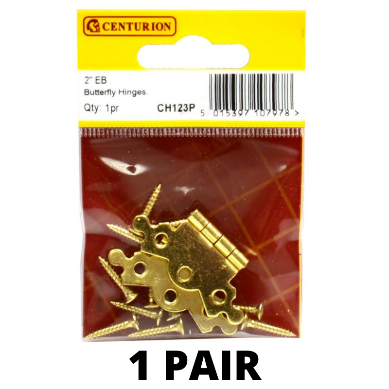 picture of Centurion EB Butterfly Hinge (1 Pair) - 50mm (2") - [CI-CH123P]