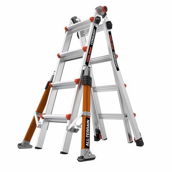 Picture of Little Giant Conquest All-Terrain Multi-Purpose Ladder - 4 Tread - [TBD-1304-024]