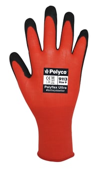 Picture of Polyco Polyflex Ultra Red/Black Gloves - [BM-911]