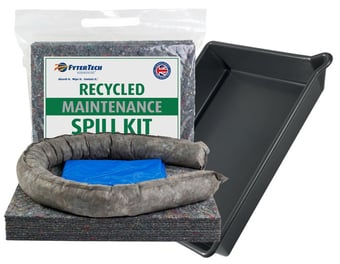 picture of FyterTech 20L Recycled Maintenance Spill Kit c/w Drip Tray - [DA-38-1020DT]