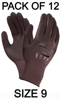 picture of HyFlex 11-926 Ultimate Performance For Oily Environments Gloves - Size 9 - Pack of 12 - AN-11-926-9X12 - (AMZPK)