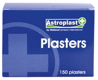 Picture of Astroplast Washproof Plasters 7.2cm x 2.5cm - Box of 150 - [WC-1211015]