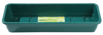 picture of Garland Narrow Garden Tray Green Without Holes - [GRL-G131G]