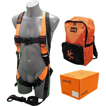 picture of ARESTA Single Point Harness with 2m Adjustable Webbing Lanyard - [XE-AK-M03AA]