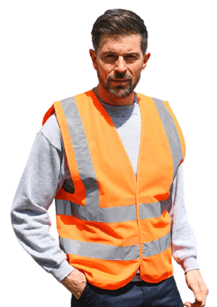 Picture of Korntex Orange Hi Vis Safety Vest - AP-KXVESTOR