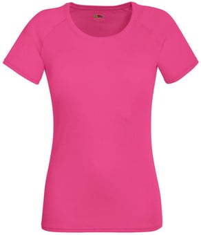 picture of Fruit Of The Loom Ladies' Performance T-Shirt - Fuchsia Pink - [BT-61392-FCA] - (DISC-X)