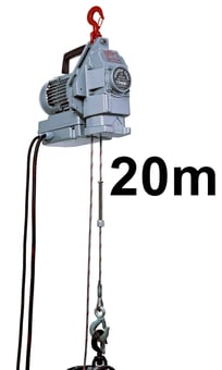picture of Tractel TR30 300kg 110volt Minifor Electric Wire Rope Hoist c/w 20mtr Rope - [TRC-102999-60999] - (LP)