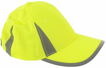 picture of Yellow Hi-Vis Baseball Cap - Adult Size - [BI-221]