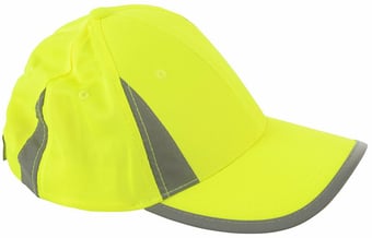 Picture of Yellow Hi-Vis Baseball Cap - Adult Size - [BI-221]