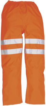 Picture of Portwest RT31 Hi Vis Orange Traffic Trousers - PW-RT31ORR