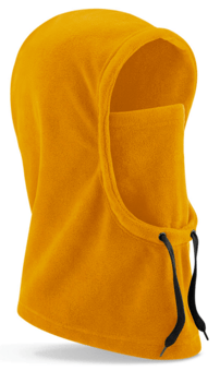 Picture of Beechfield Recycled Fleece Hood - Mustard - [BT-B282R-MUS]