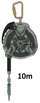 picture of MSA V-TEC Self Retracting Lanyard Galvanized Cable 10M 30 Ft - [MS-63210-00AEU]