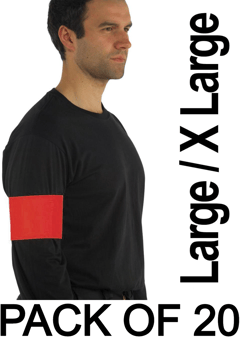 picture of Red - Large/X Large - Yoko Waterproof Arm Band - 10 x 55cm - Pack of 20 - [YO-HVW066-RED-L/XLX20] - (AMZPK)