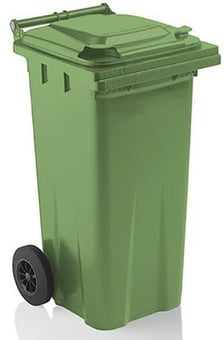 Picture of Green 120 Litre Wheelie Bin Max Load 48kg - [GW-120LWHEELIEBIN-GREEN]