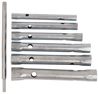 picture of Amtech 6 Piece Tubular Box Spanner Set With Tommy Bar - [DK-K1150]