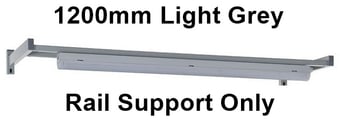 picture of QMP Light/Tool Rail Support - 1200mm Light Grey - Rail Support Only - [QM-BERS1200XLXX]