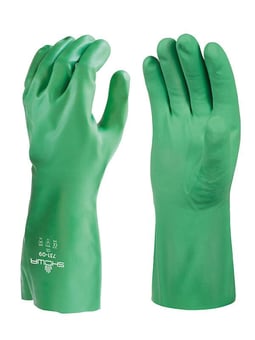 picture of Showa 731 Nitrile Protective Gloves - 355mm - Pair - GL-SHO7310