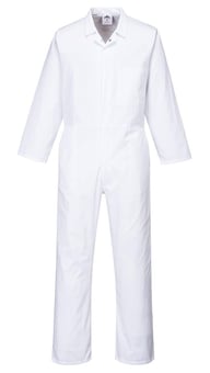 picture of Portwest - White Food Coverall - PW-2201WHR