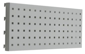 Picture of QMP Perforated Back Panel 600mm - To Suit 1200mm Workbench - Light Grey - [QM-BPPERF600LXX]