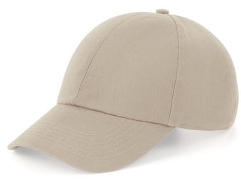 picture of Beechfield - Organic Cotton 6 Panel Cap - Sand Yellow - [BT-B54-SAND]