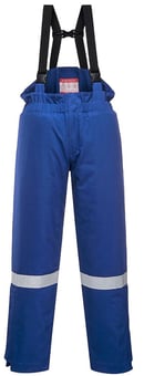 picture of Portwest FR Anti-Static Winter Royal Blue Salopettes - PW-FR58RBR