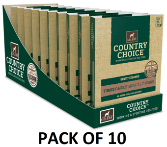 picture of Gelert Country Choice Tray Dog Food Turkey 10 x 395g - [CMW-GELCCTT0]