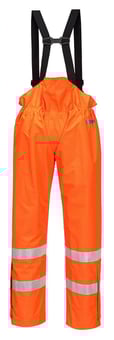 Picture of Portwest S780 - Bizflame Rain UnLined - Orange Hi Vis Antistatic FR Trousers - PW-S780ORR