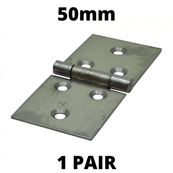 picture of Centurion SC 400 Pattern Steel Back Butt Hinge (1 Pair) - 50mm (2") - [CI-CH125P]