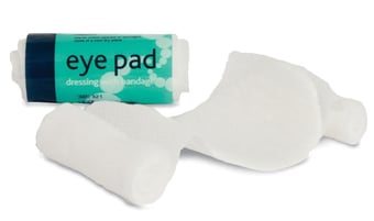 picture of Sterile Eye Pad Dressing No. 16 - With Bandage - Pack of 10 - [RL-321-10]