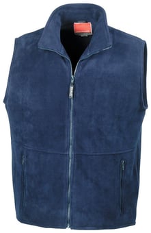 Picture of Result Active Fleece Bodywarmer - Navy Blue - BT-R37X-NVY