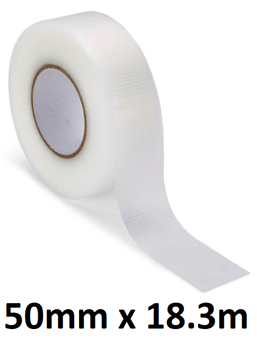 picture of Heskins TackyGrip Non-removable Adhesive Transparent - 50mm x 18.3m - [HE-H3470T-50]