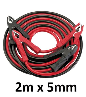 picture of Motorcycle Booster Cables - 2m x 5mm - [DO-91892]