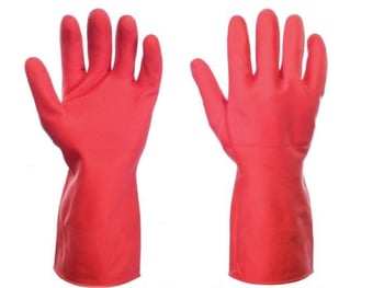 Picture of Supertouch Red Robust Household Latex Gloves - Pair - ST-13322