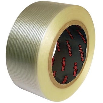 Picture of Reinforced Monoweave Filament Tape - 48mm x 50mtr - Mono Directional Strength - [EM-115048X50]